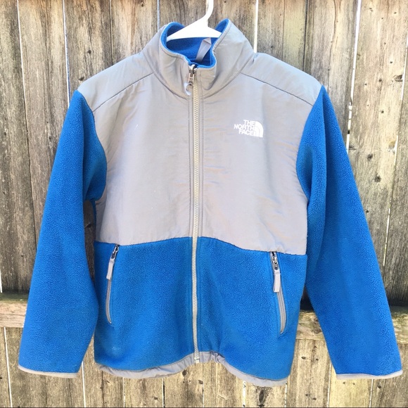 The North Face Other - North Face boys large fleece jacket coat blue grey
